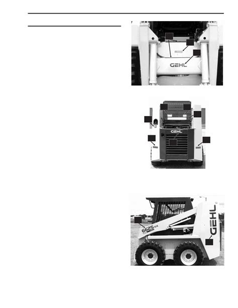 gehl sl6625|GEHL SL6625 SKID STEER LOADER Parts Diagrams .